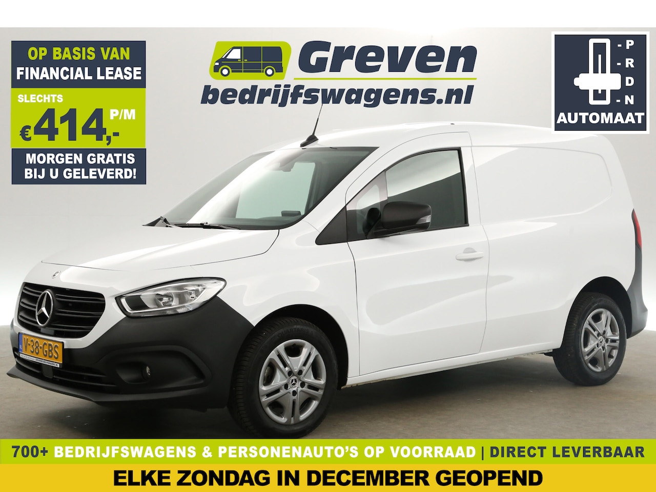 Mercedes-Benz Citan - 110 CDI L1H1 | BPM Vrij | Automaat Airco Carplay Cruise 3 Persoons PDC LED Stoelverwarming - AutoWereld.nl