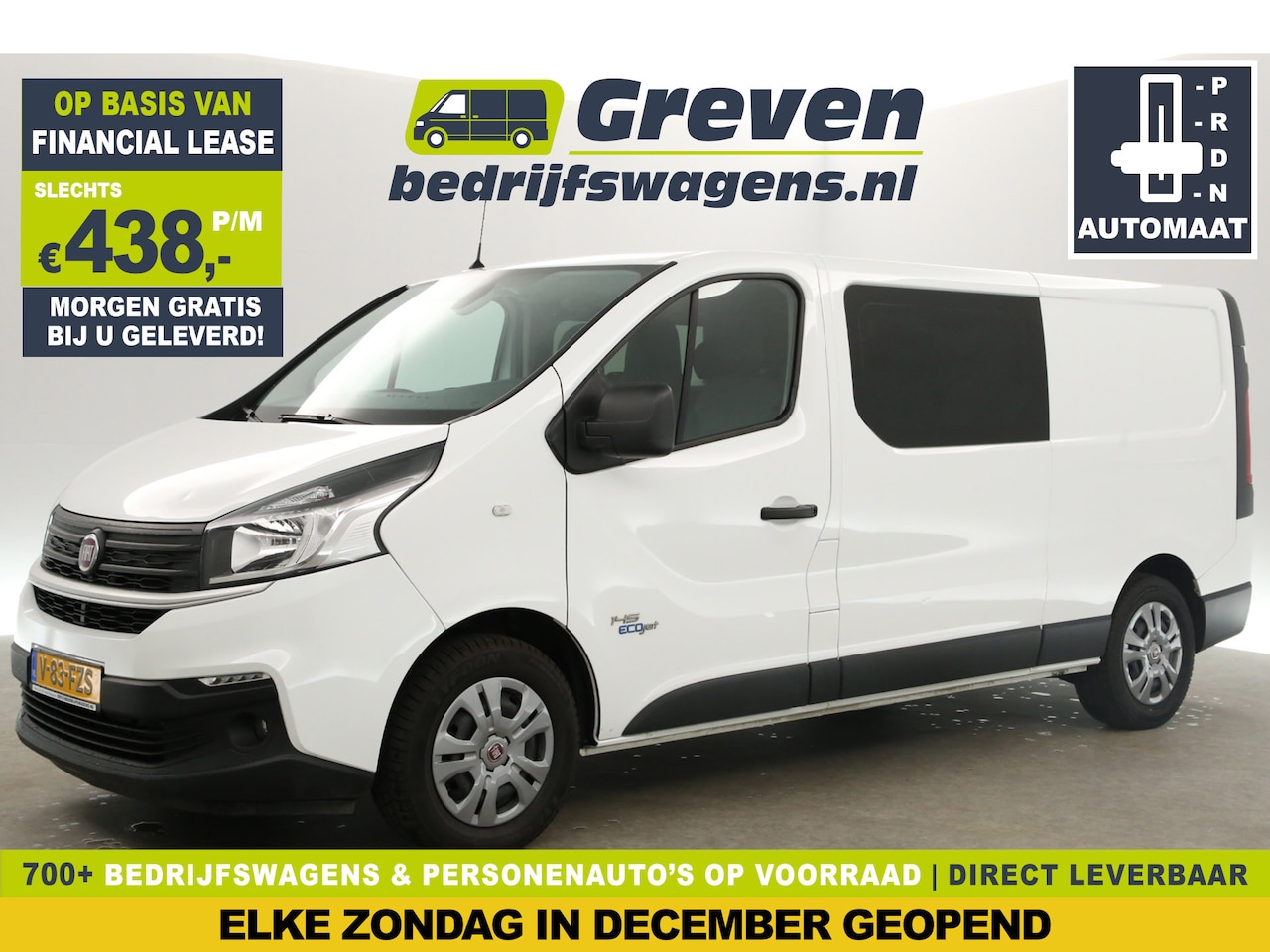 Fiat Talento - 2.0 MultiJet L2H1 145PK Automaat | Dubbele Cabine | 6 Persoons | Stoelverwarming Airco Cam - AutoWereld.nl