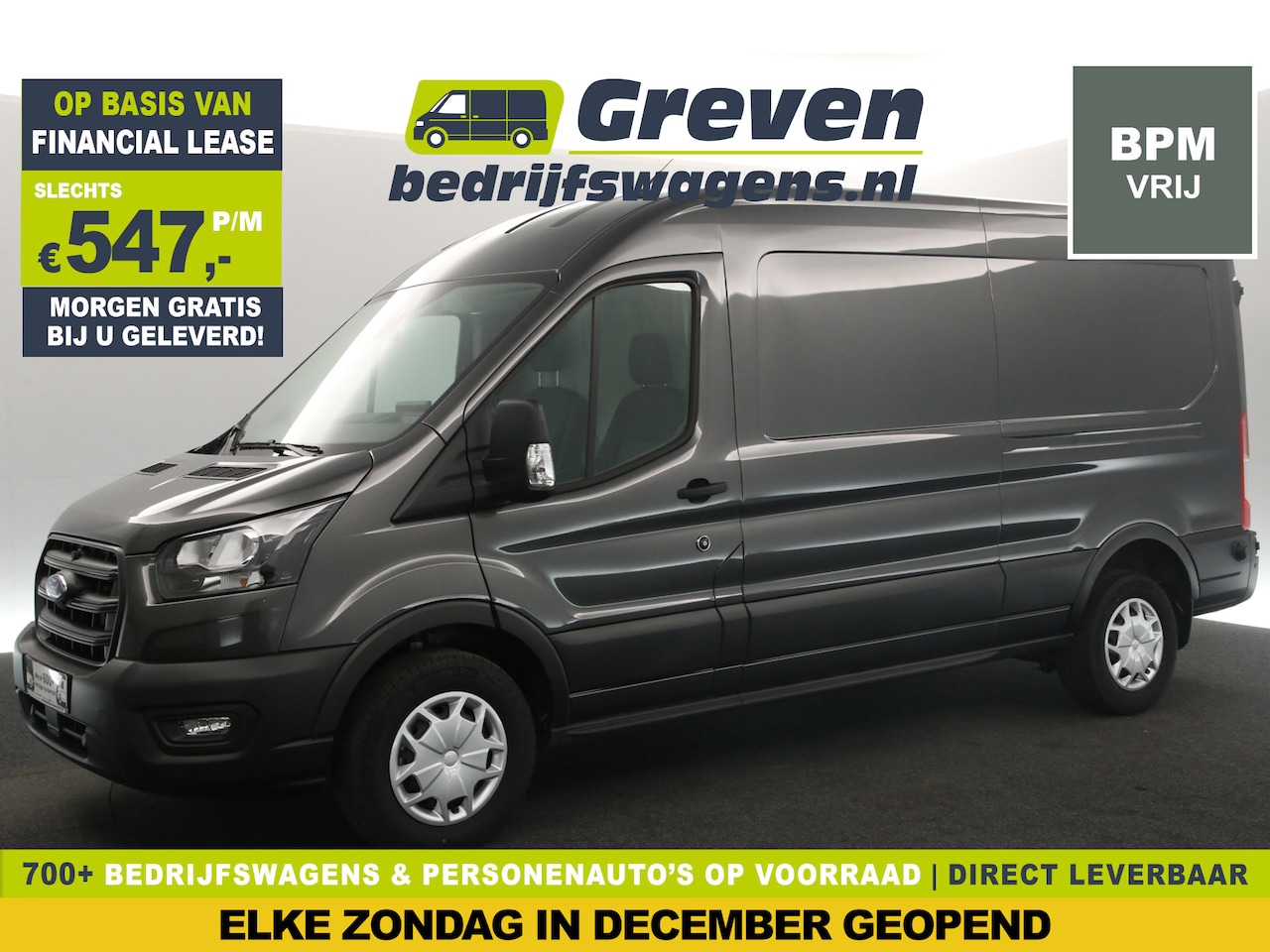 Ford Transit - L3H2 Trend NIEUW | 130PK | BPM Vrij | Airco Carplay Camera Cruise Navigatie PDC Trekhaak - AutoWereld.nl