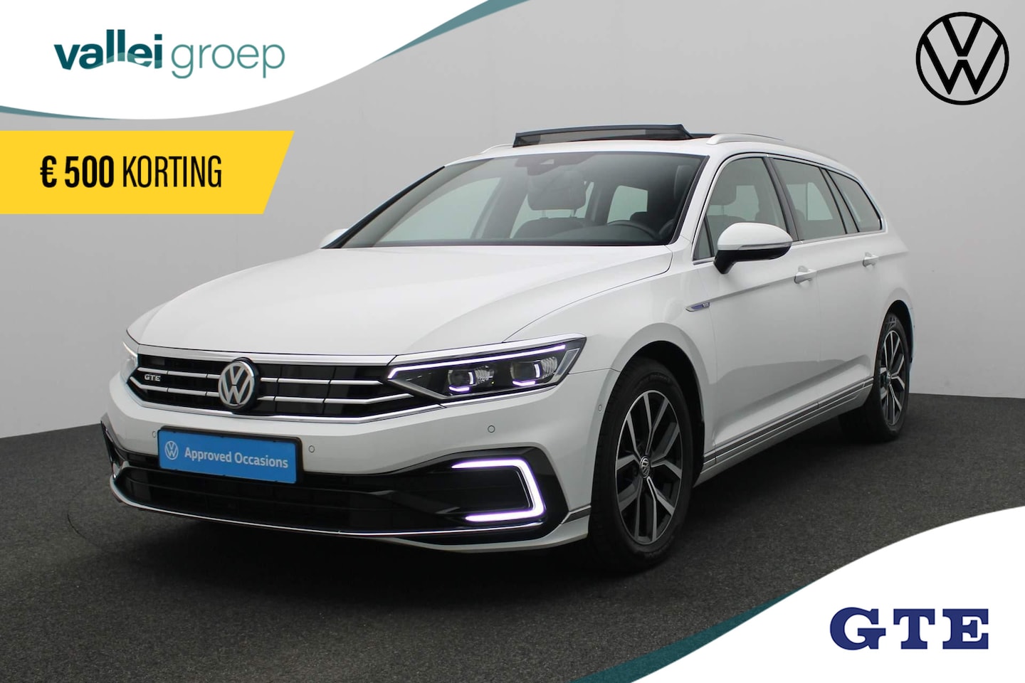 Volkswagen Passat Variant - 1.4 TSI 218PK DSG PHEV GTE Business | Pano | Trekhaak | IQ Light | Leder/alcantara | 360 C - AutoWereld.nl