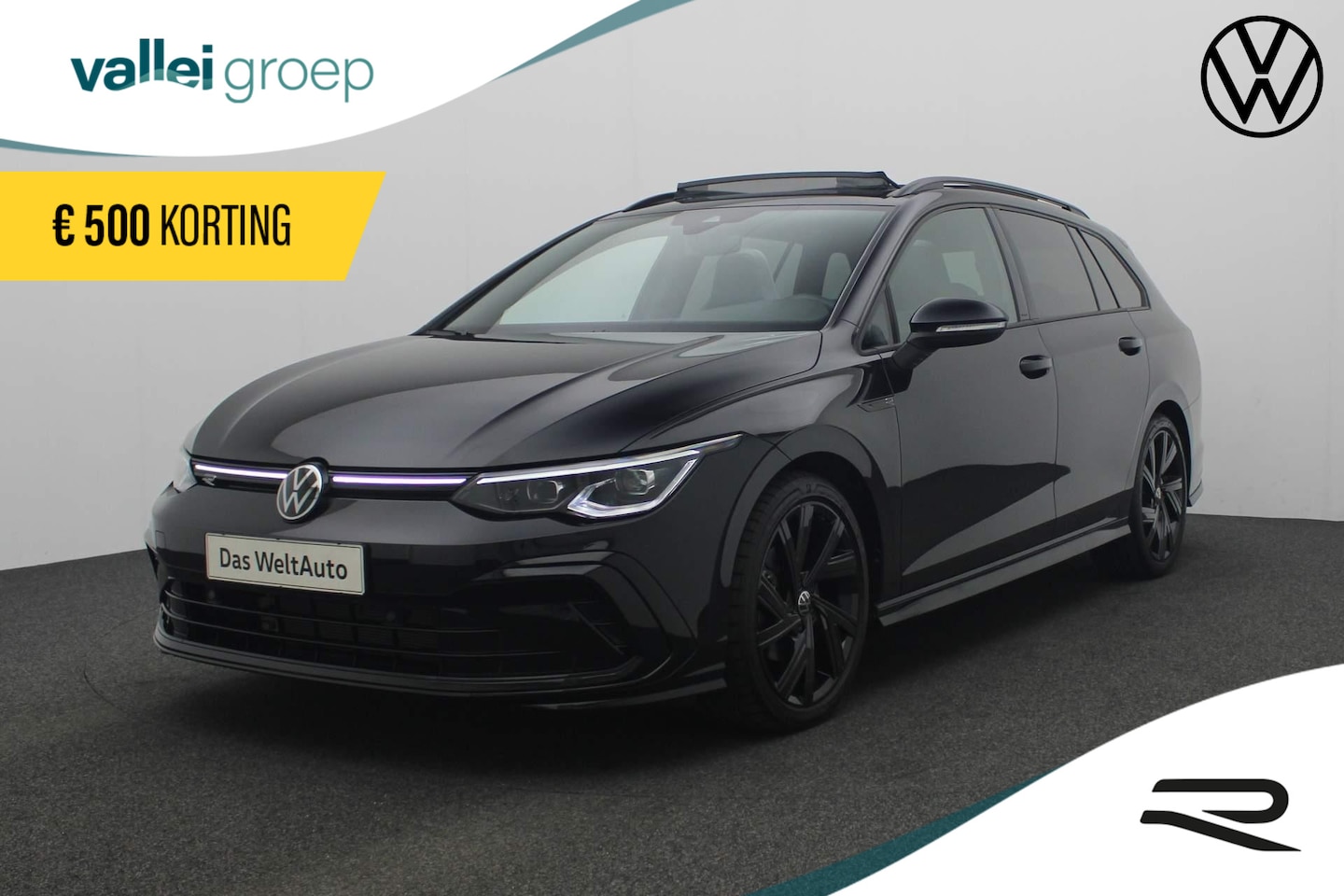 Volkswagen Golf Variant - 1.5 eTSI 150PK DSG R-Line Black Style | Pano | Navi | Sportonderstel | Keyless - AutoWereld.nl