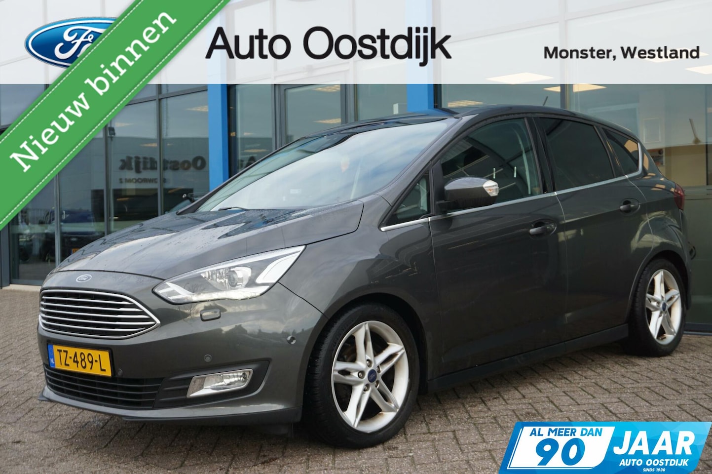 Ford C-Max - 1.0 Titanium 125PK Trekhaak Winterpack Climate Navi Camera Cruise Parkeersensoren Keyless - AutoWereld.nl