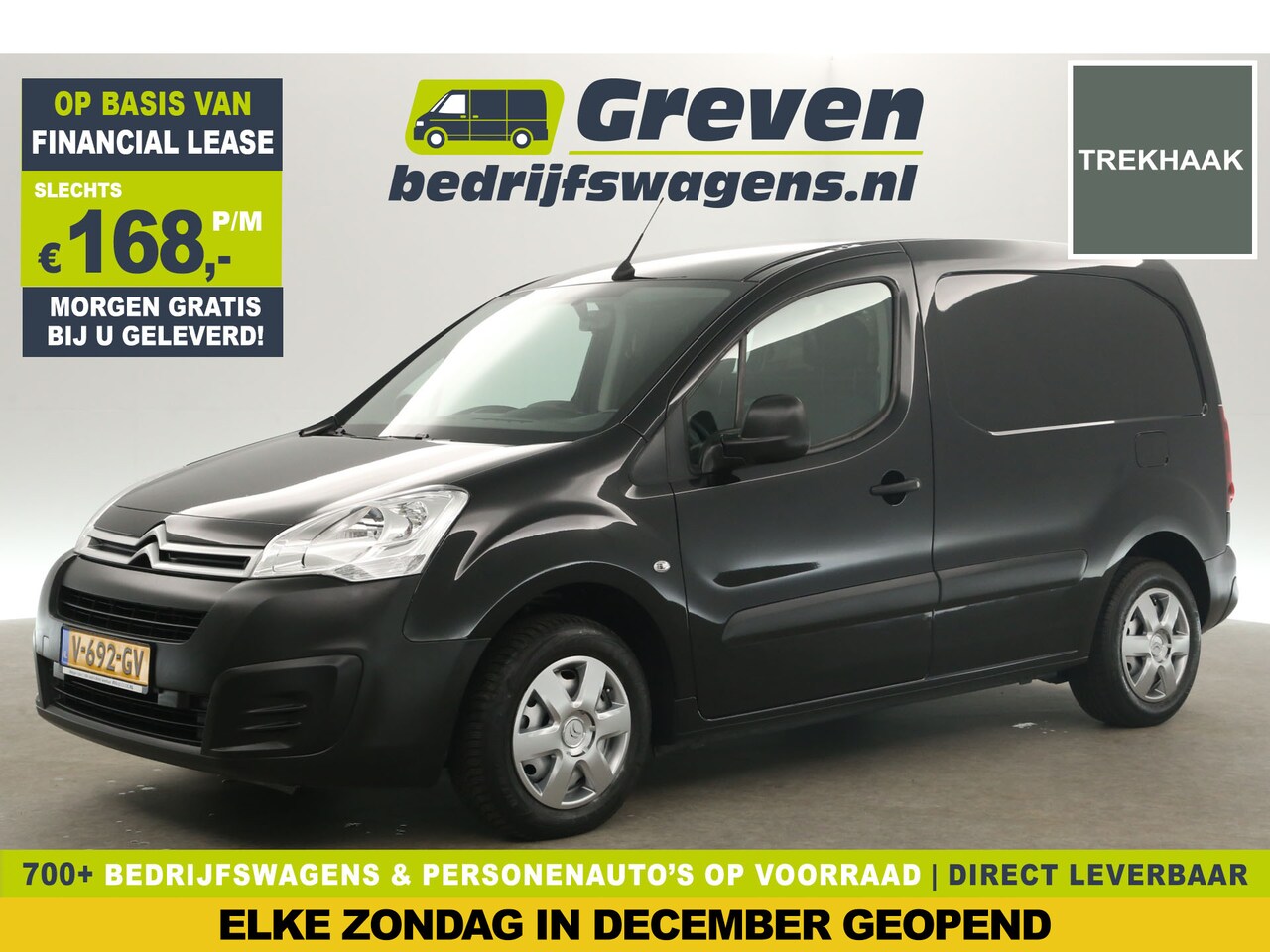 Citroën Berlingo - 1.6 BlueHDI L1H1 Airco Carplay PDC Cruise Navi Elektrpakket Trekhaak - AutoWereld.nl