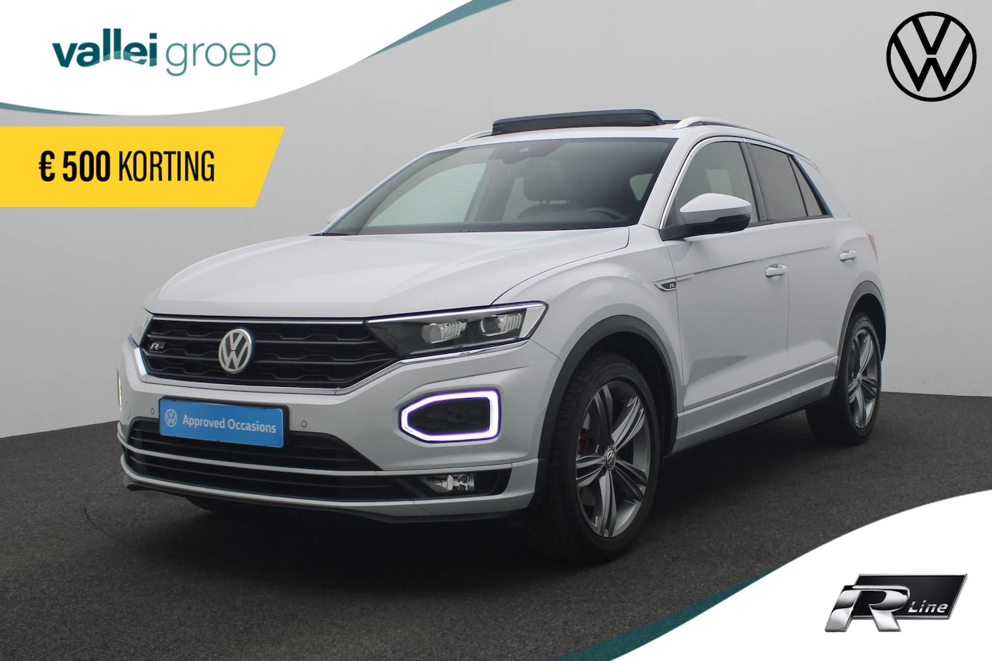 Volkswagen T-Roc - 1.5 TSI 150PK DSG Sport Business R / R-Line | Pano | Full LED | Navi | Camera | 18 inch | - AutoWereld.nl