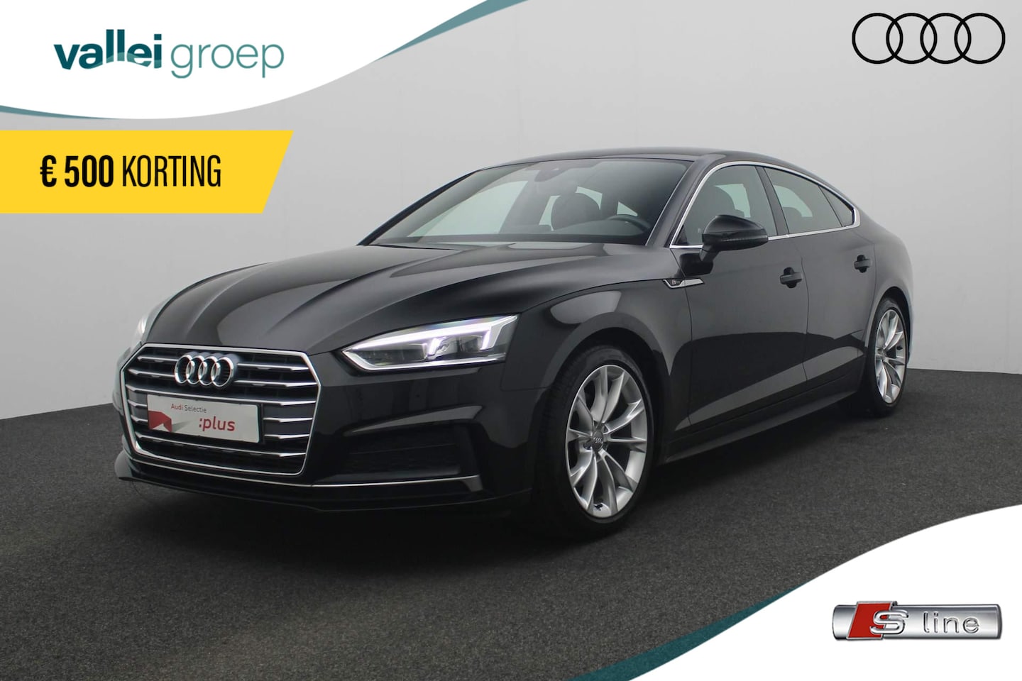 Audi A5 Sportback - 2.0 TFSI 190PK S-tronic Sport Pro Line S / S-Line | Navi | 18 inch | Cruise - AutoWereld.nl