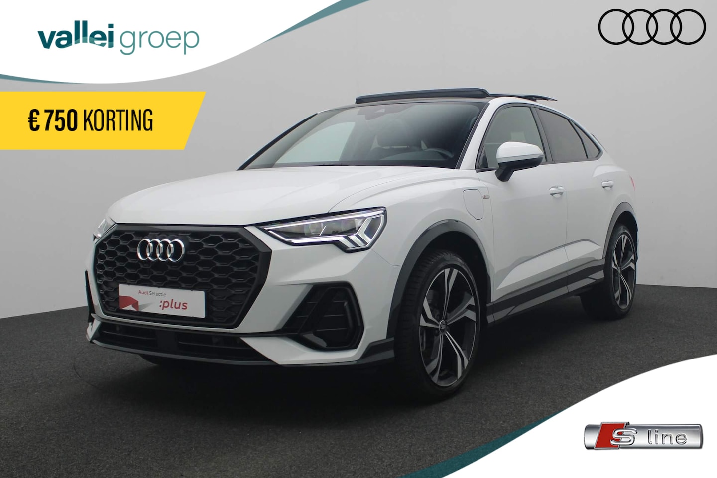 Audi Q3 Sportback - 45 TFSI e 245PK S-tronic S Edition | Pano | 20 inch | Leer | Navi | Camera | ACC | Full LE - AutoWereld.nl