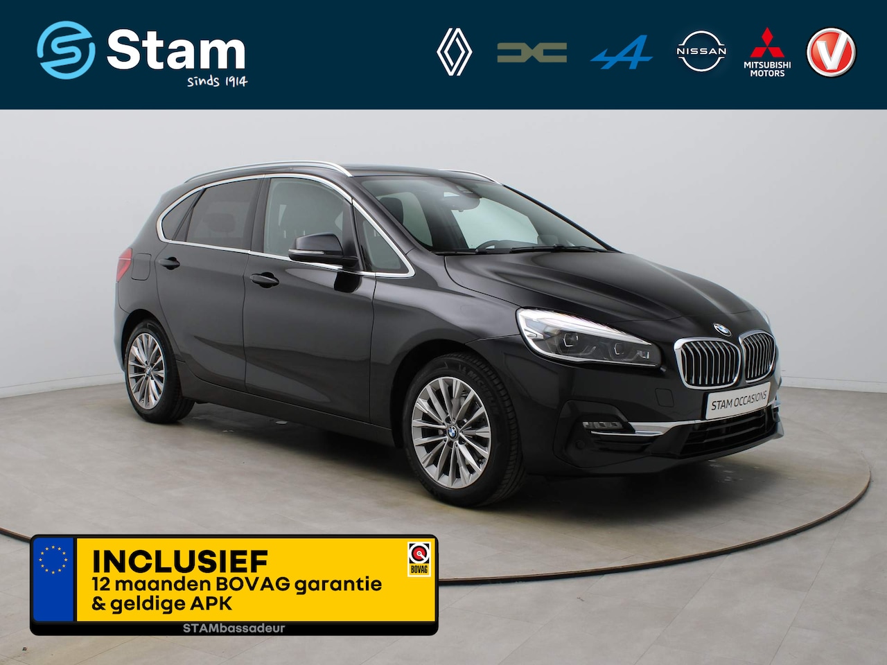 BMW 2-serie Active Tourer - 135pk 218i Business Edition Plus AUTOMAAT Camera | Climate | Head-Up Display | LEDER | Pan - AutoWereld.nl