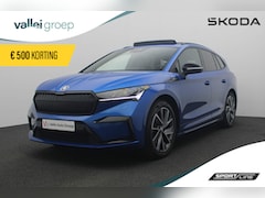 Skoda Enyaq iV - 60 Sportline 58 kWh 180PK | Pano | Warmtepomp | Trekhaak | 120 kW oplaadmogelijkheid | Mat