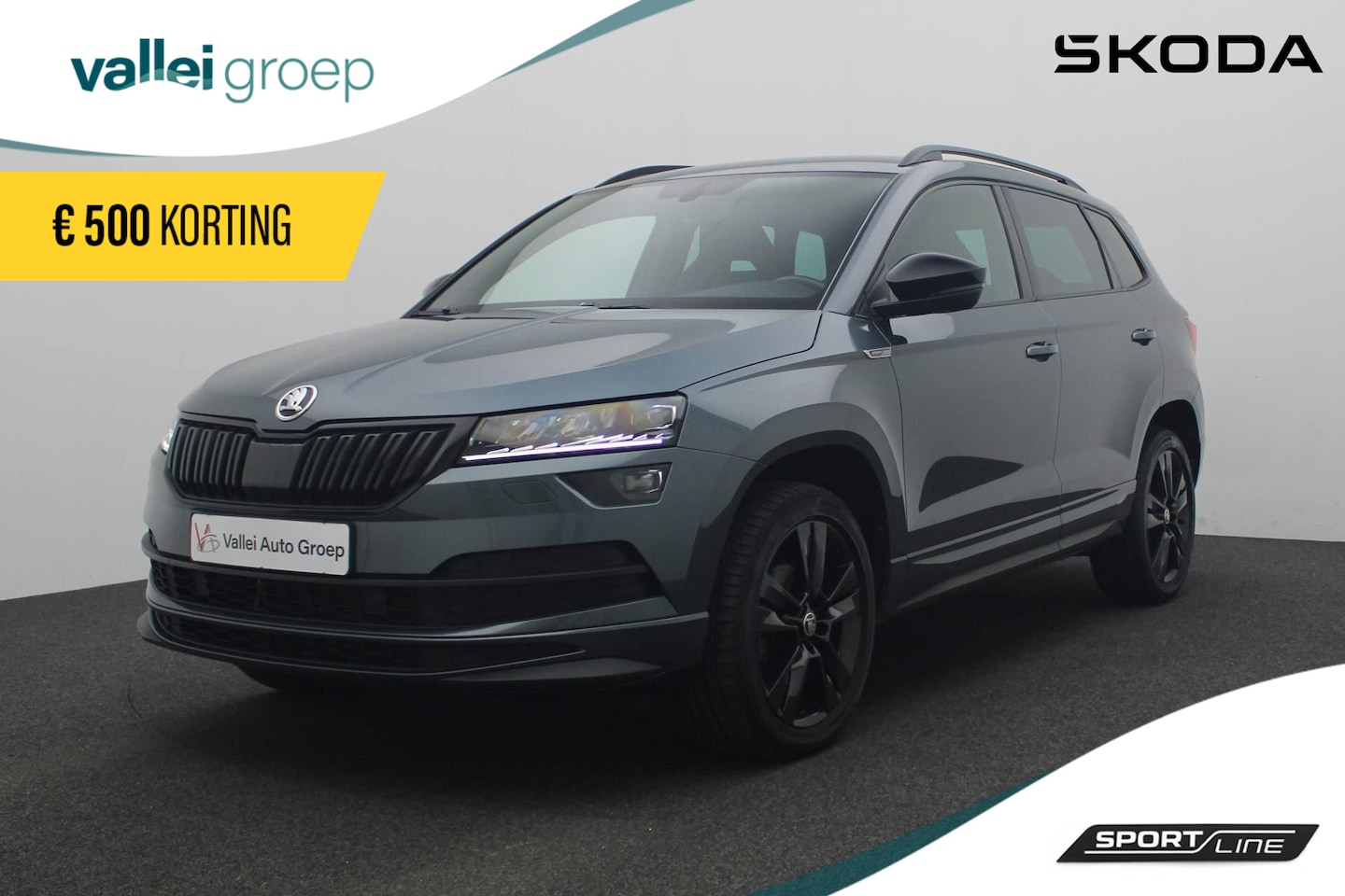 Skoda Karoq - 1.5 TSI 150PK DSG ACT Sportline | Keyless | ACC | Full LED | 18 inch | Apple Carplay / And - AutoWereld.nl