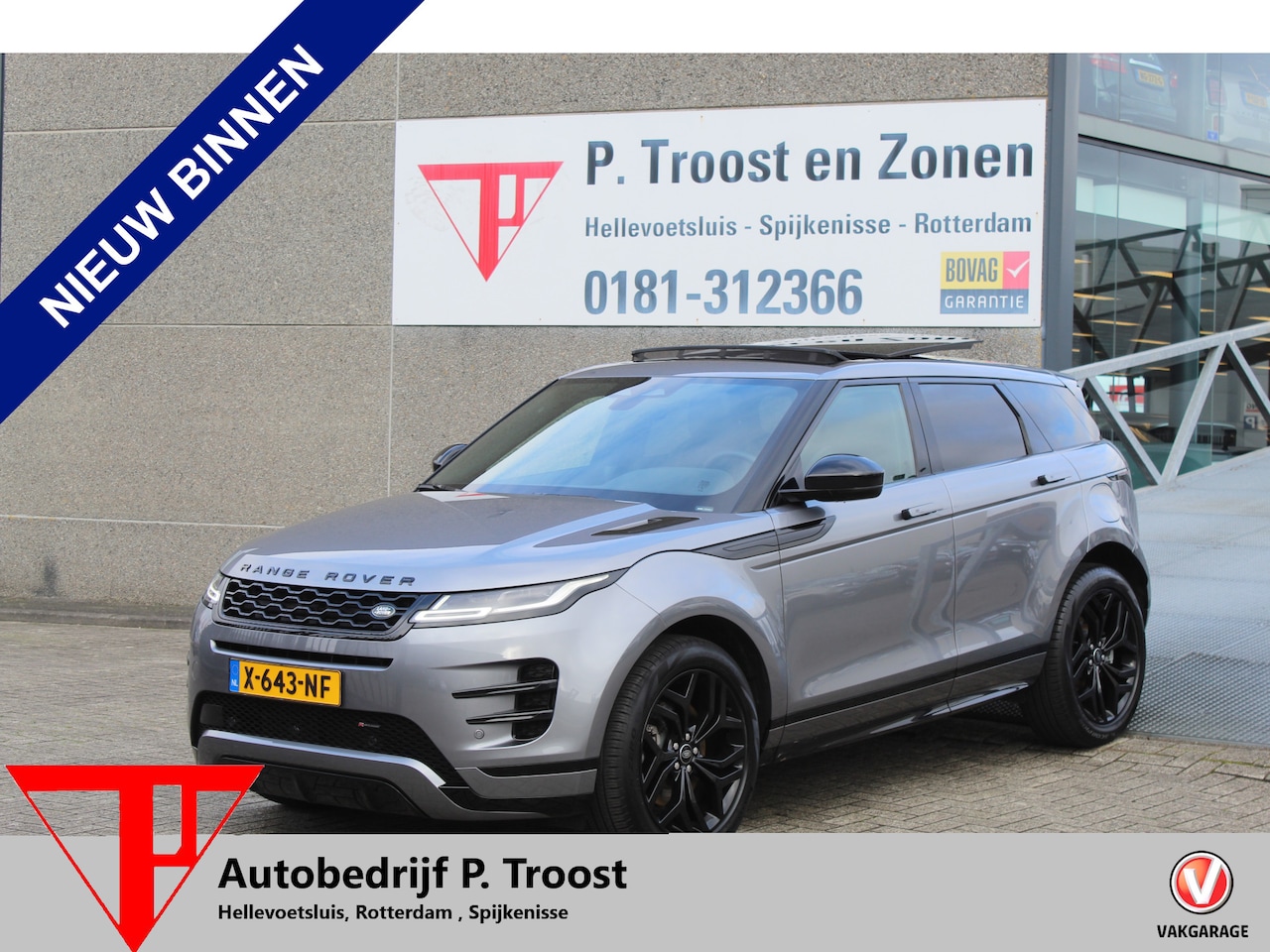 Land Rover Range Rover Evoque - 1.5 P300e AWD R-Dynamic SE Automaat Panoramadak/Cruise Control Adaptief/Lane Assist/Leder - AutoWereld.nl