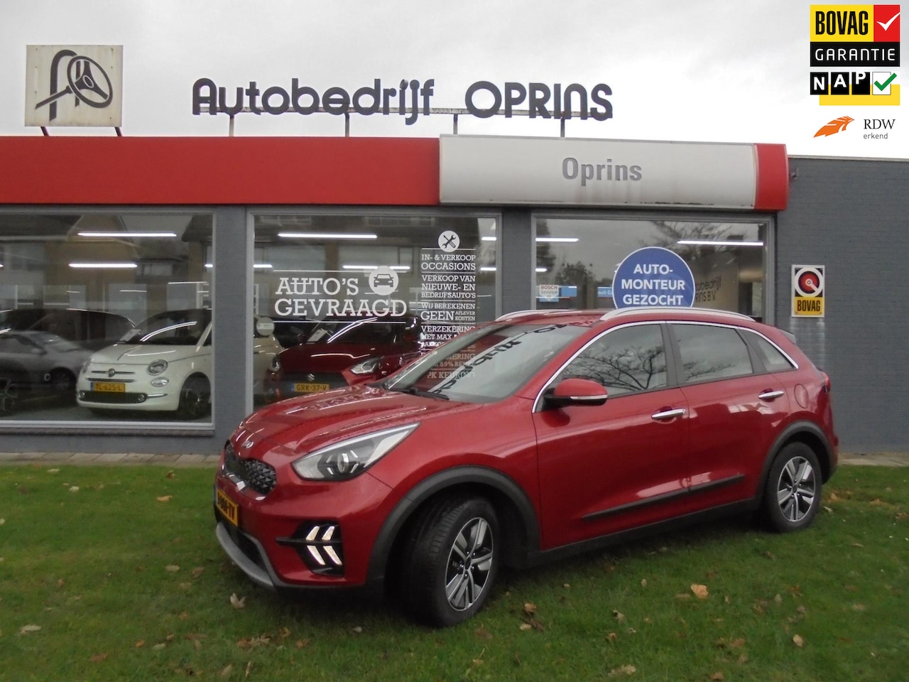 Kia Niro - 1.6 GDi Hybrid DynamicLine NL-Auto, Dealer onderhouden - AutoWereld.nl