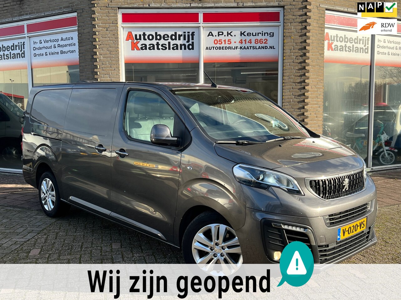 Peugeot Expert - 231L 2.0 BlueHDI 180 Premium Pack Automaat - 360* Camera - Xenon - Dubbel Schuifdeur - BTW - AutoWereld.nl