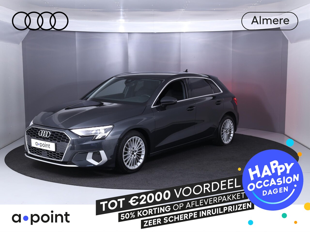 Audi A3 Sportback - 30 TFSI Business edition 110 pk S-tronic | Navigatie | Parkeersensoren (Park assist) | Ach - AutoWereld.nl