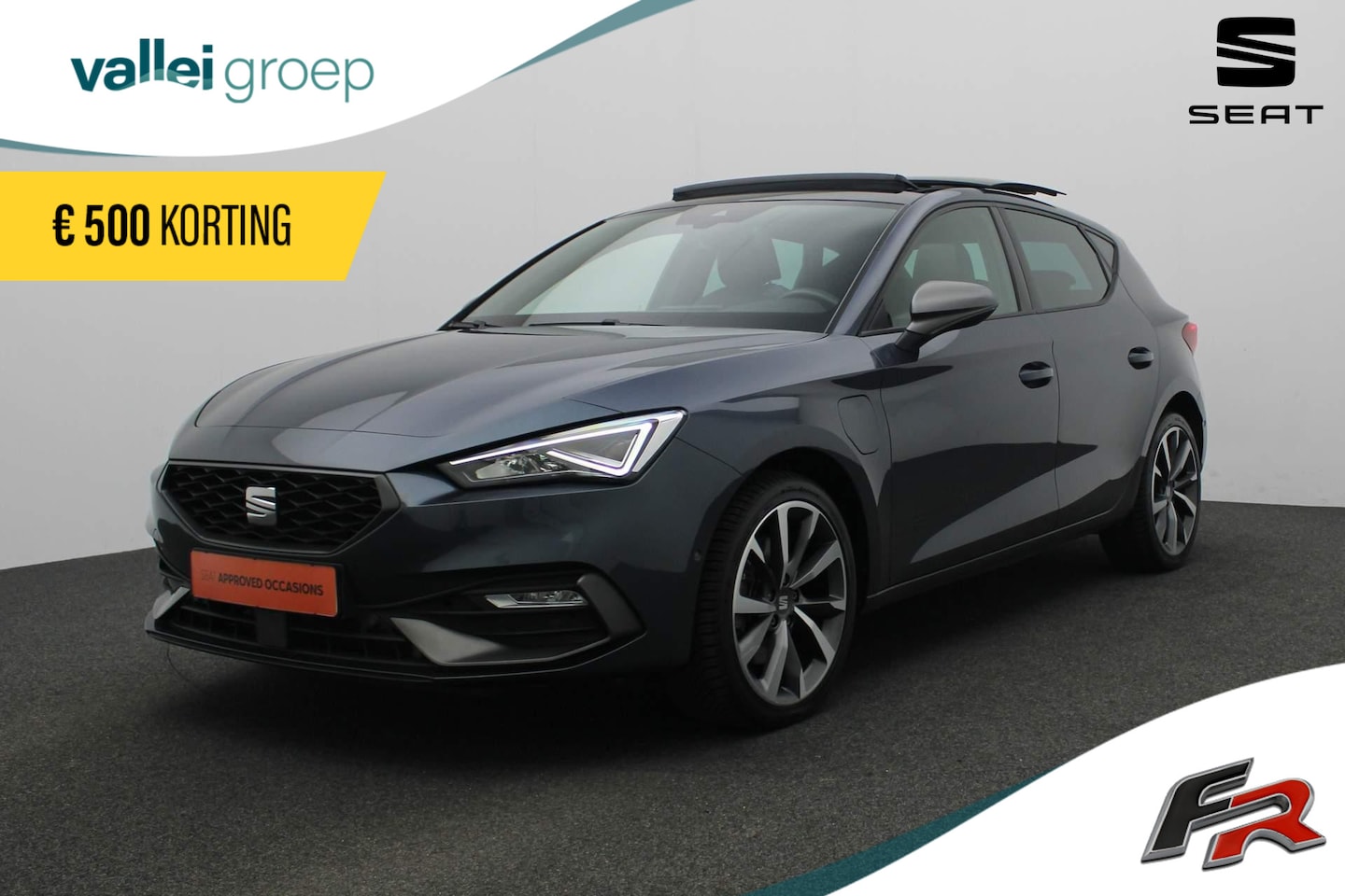 Seat Leon - 1.4 TSI 204PK DSG eHybrid PHEV FR | Pano | Leder/alcantara | Geheugenstoel | Stuur-/stoelv - AutoWereld.nl