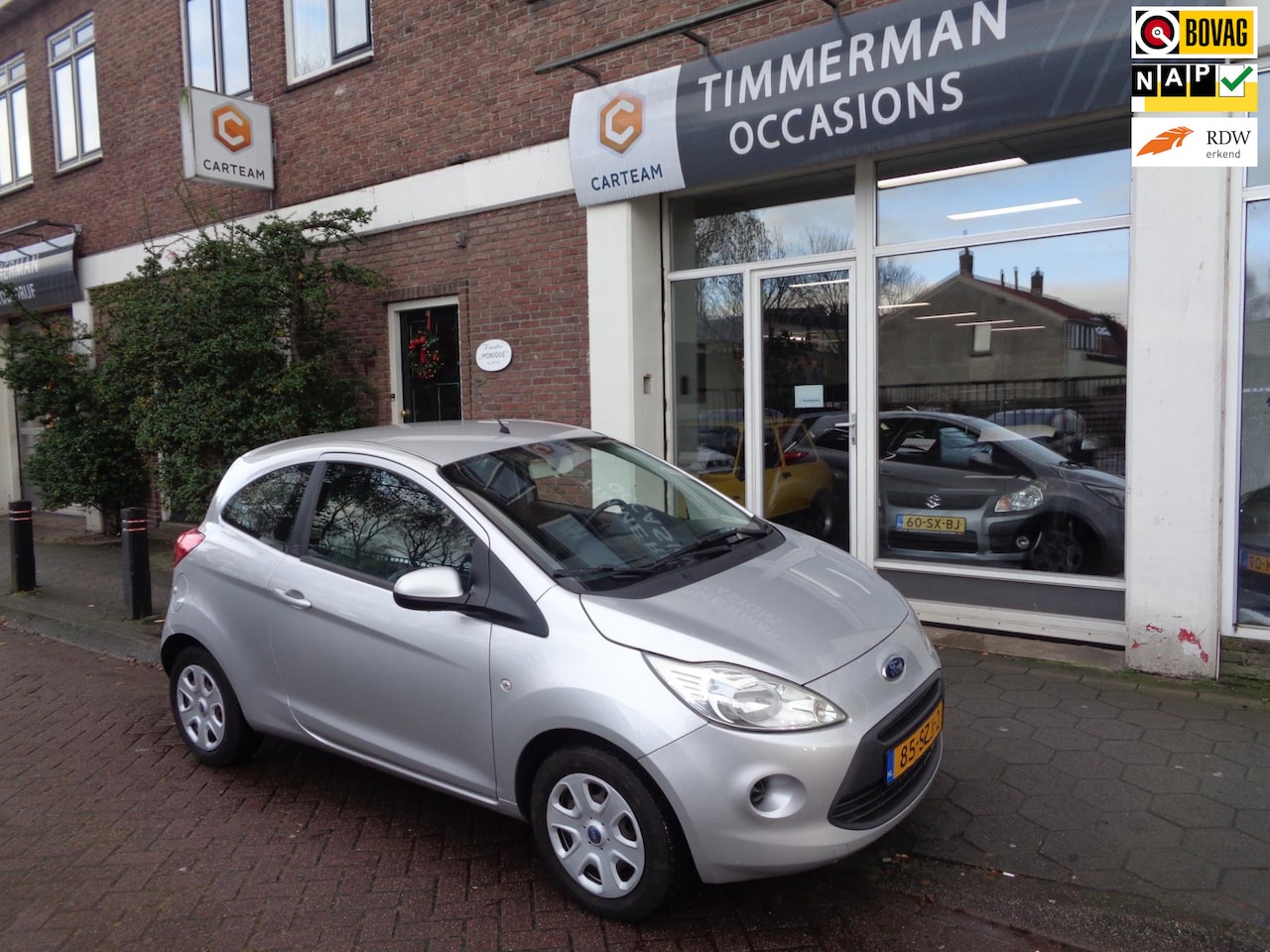 Ford Ka - 1.2 Cool & Sound start/stop|Airco|Elektr. ramen|Lage km NAP - AutoWereld.nl