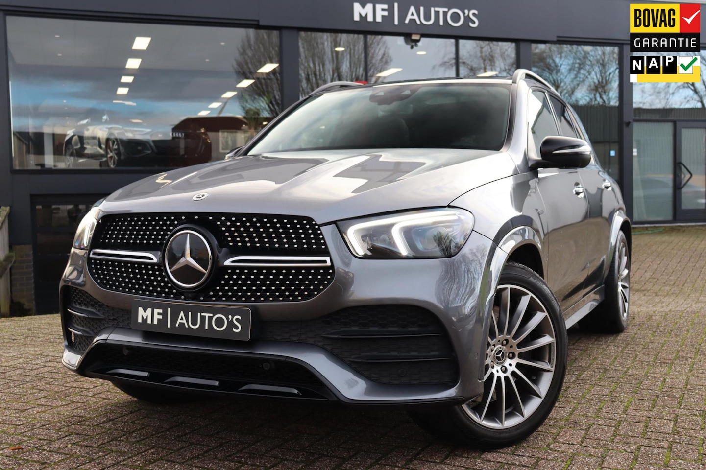 Mercedes-Benz GLE-Klasse - 350de 4MATIC Premium Plus PHEV|Pano|ACC|360°|Keyless|Night pakket - AutoWereld.nl