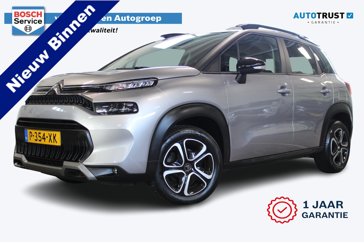 Citroën C3 Aircross - 1.2 PureTech Feel | Incl. 12 maanden garantie | Cruise control | Climate control | Apple c - AutoWereld.nl