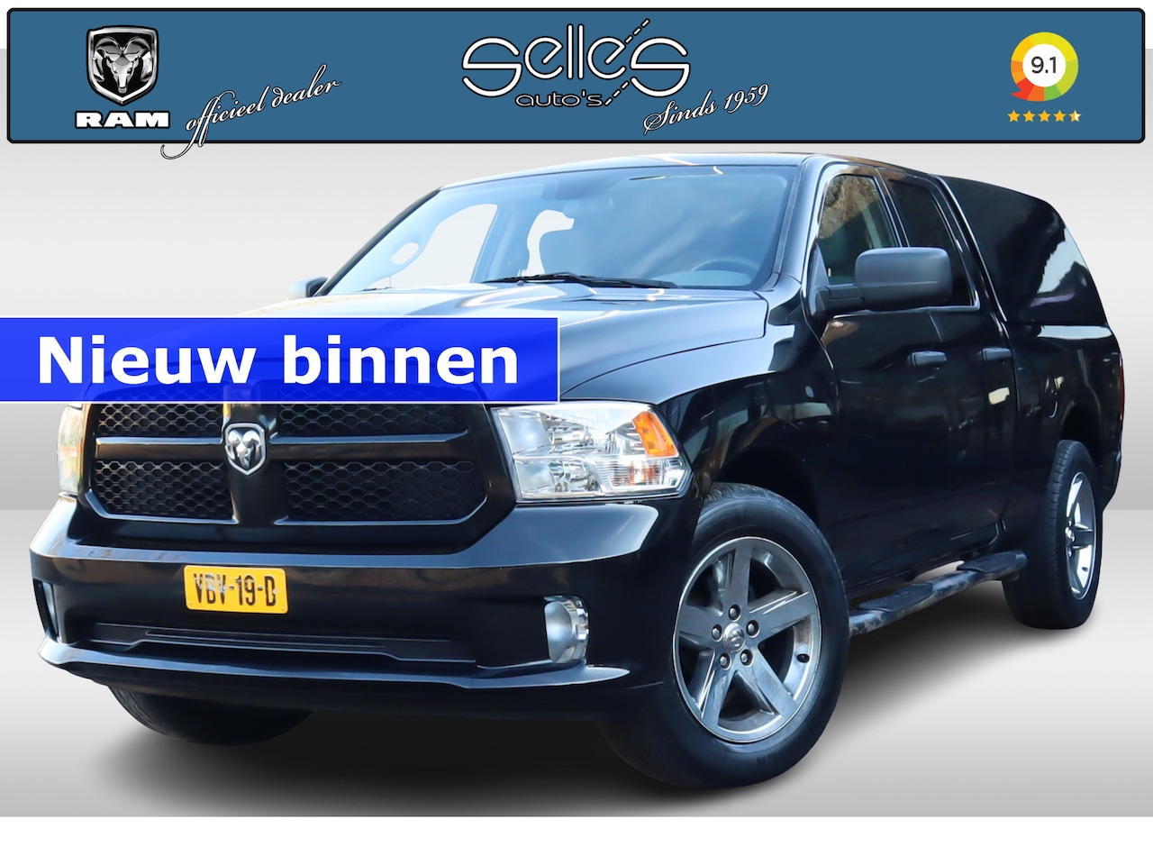 Dodge Ram 1500 - 5.7 V8 Quad Cab | 6 Persoons | Hardtop | 3500 KG trekgewicht | - AutoWereld.nl