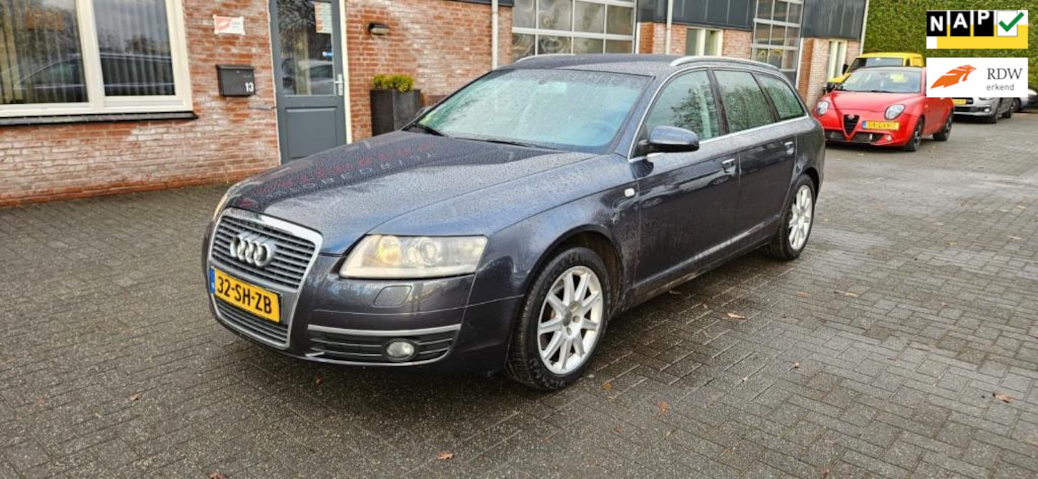 Audi A6 Avant - 2.4 Pro Line vol leer airco stoel verwarming dvd schermen in hoofdsteunen automaat rijd pe - AutoWereld.nl