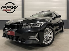 BMW 3-serie Touring - 330e High Exe 89DKM/PANO/LEER-SPORT/SFEER/LED/CARPLAY/STANDKACHEL/DAB/PRIVACY/DONKERE HEME