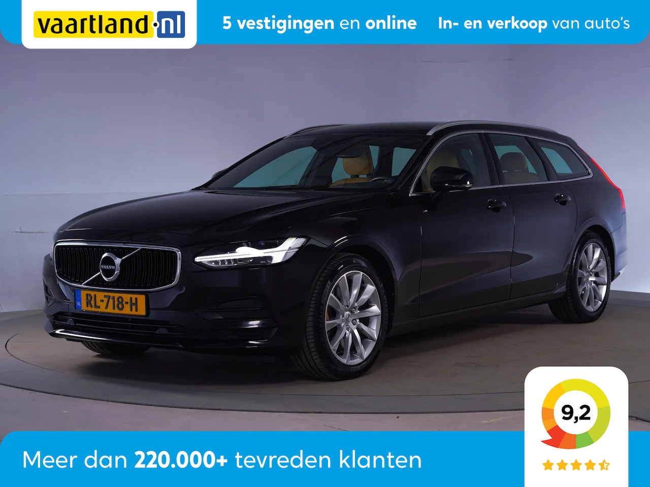 Volvo V90 - T5 90th Anniversary Edition Aut [ Leder Stoeverwarming Nav Cam ] - AutoWereld.nl