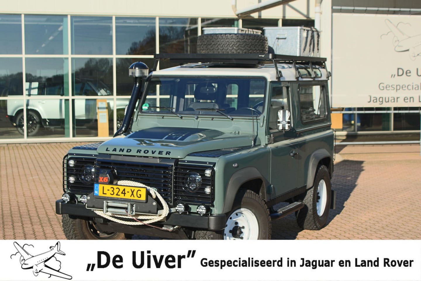 Land Rover Defender 90 - 2.4 TD SW De Uiver Special + Airconditioning - AutoWereld.nl