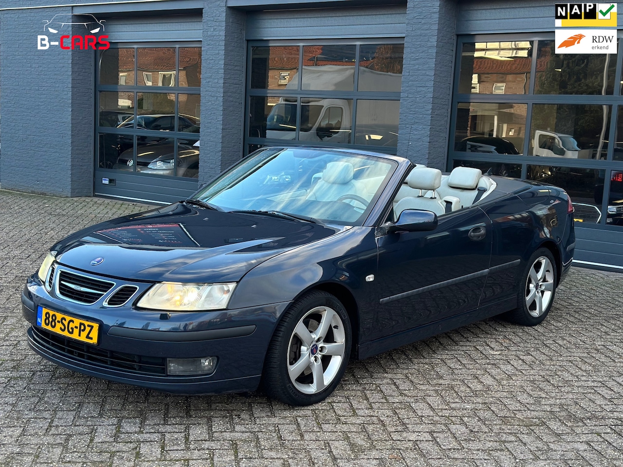 Saab 9-3 Cabrio - 1.8t Vector LEER|STOElVW|CRUISEC|PDC|NAP|TOPST!! - AutoWereld.nl