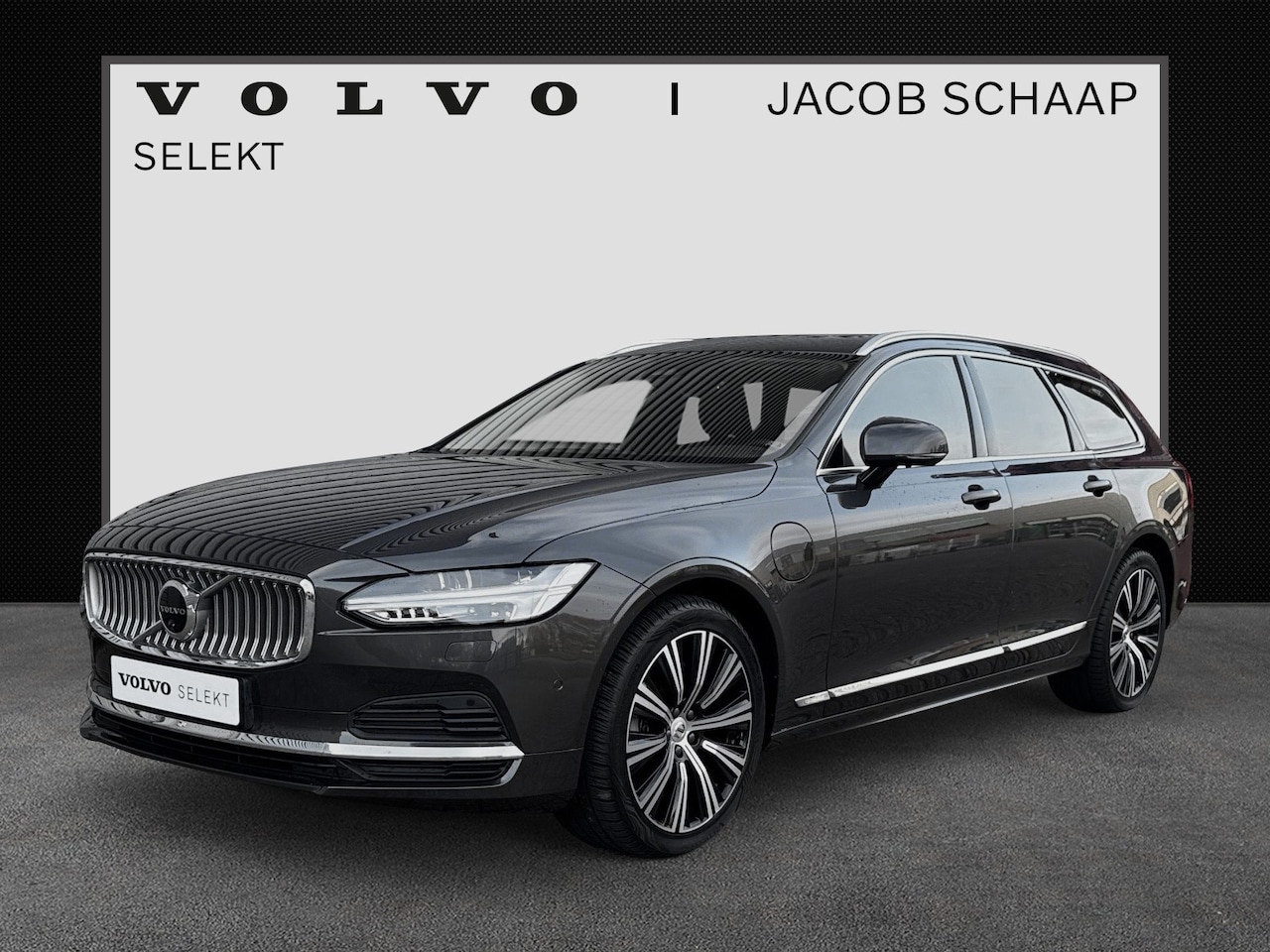 Volvo V90 - T6 Recharge AWD Ultimate Bright / B&W audio / Luchtvering / 360º view / Head-up Display / - AutoWereld.nl