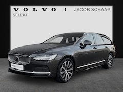 Volvo V90 - T6 Recharge AWD Ultimate Bright / B&W audio / Luchtvering / 360º view / Head-up Display /