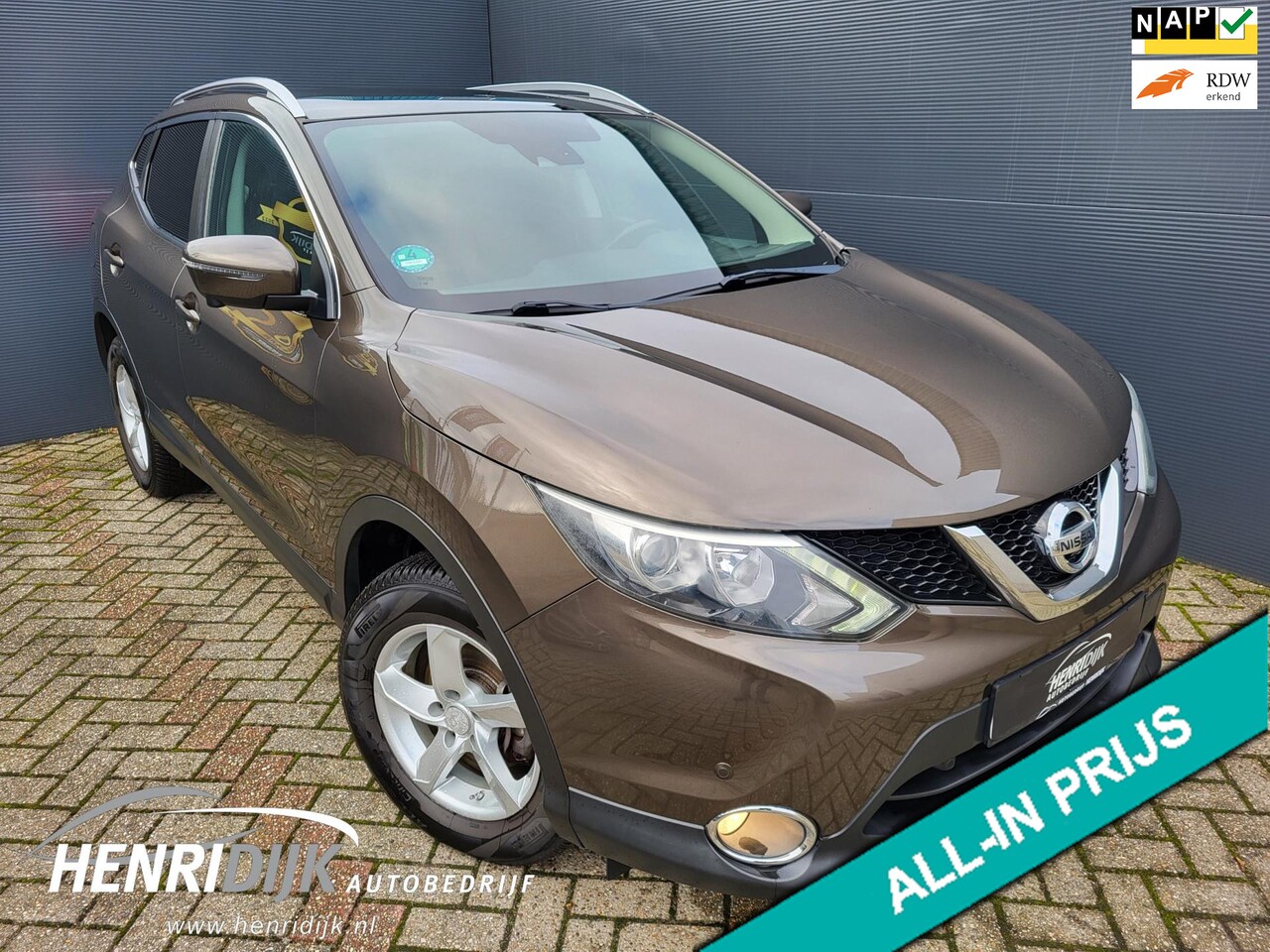 Nissan Qashqai - 1.2 360 Camera / Panodak / Cruise / Navi / PDC / LMV - AutoWereld.nl