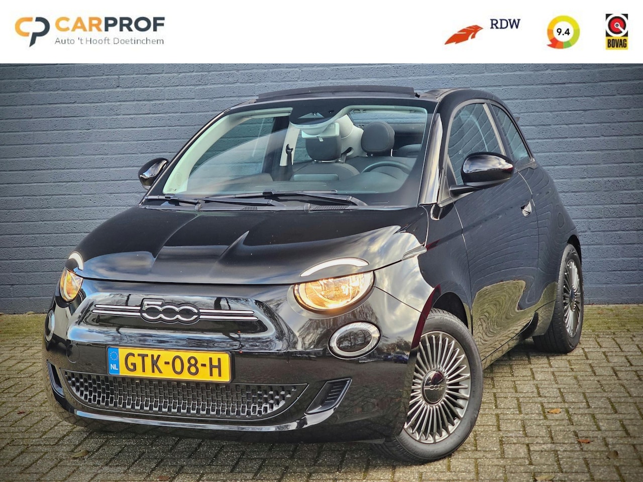 Fiat 500 C - Passion 42 kWh / €2000 SEPP / CARPLAY / 16'' / CABRIO - AutoWereld.nl