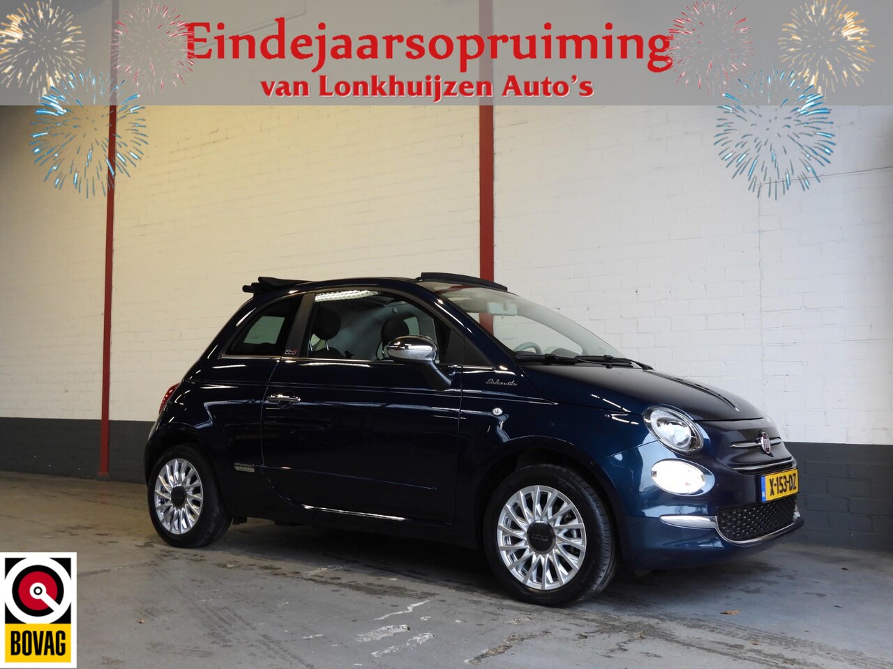 Fiat 500 C - 1.0 Cabrio Hybrid Dolcevita NAVI/AIRCO/CRUISE/PDC/LMV! - AutoWereld.nl