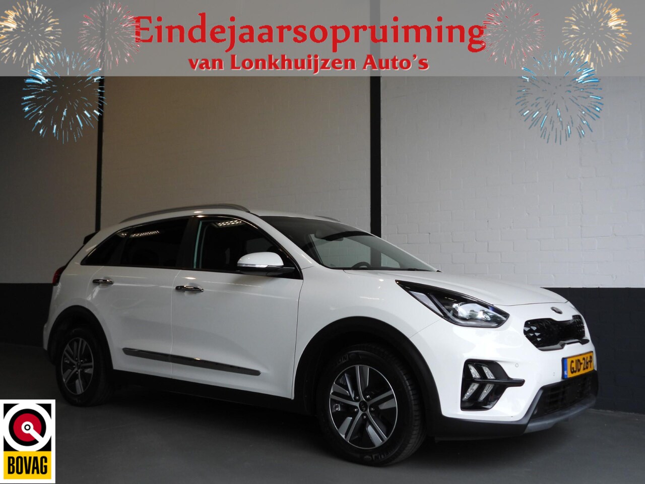 Kia Niro - 1.6 GDi PHEV Plug-In DynamicPlusLine NAVI/TREKHAAK/LED/JBL/16"LMV - AutoWereld.nl