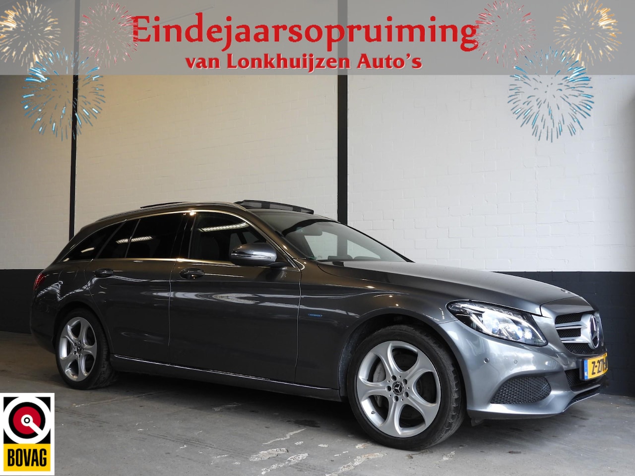 Mercedes-Benz C-klasse Estate - 350e Sport Edition LEER/SCHUIFDAK/LED/18"LMV! - AutoWereld.nl