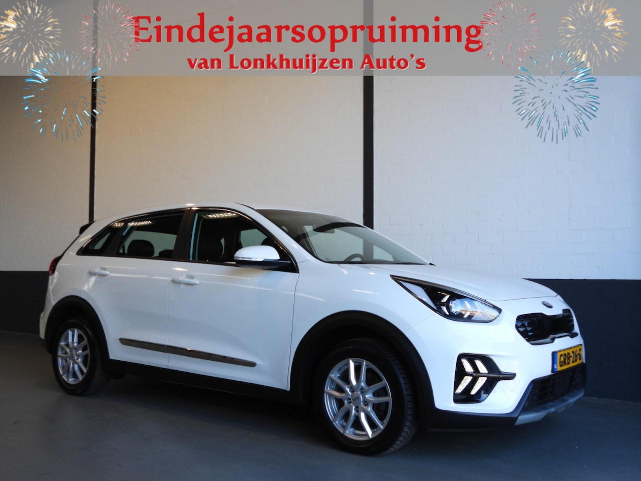 Kia Niro - 1.6 GDi PHEV Plug-In DynamicLine NAVI-APP/CAMERA/CLIMA/ADAPT.CRUISE/16"LMV! - AutoWereld.nl