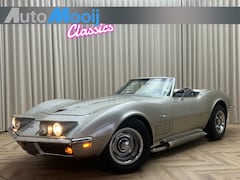 Chevrolet Corvette - C3 Cabriolet *Matching Numbers* Pewter Silver / 1972 Chrome Bumper / Sidepipes / AC / Auto