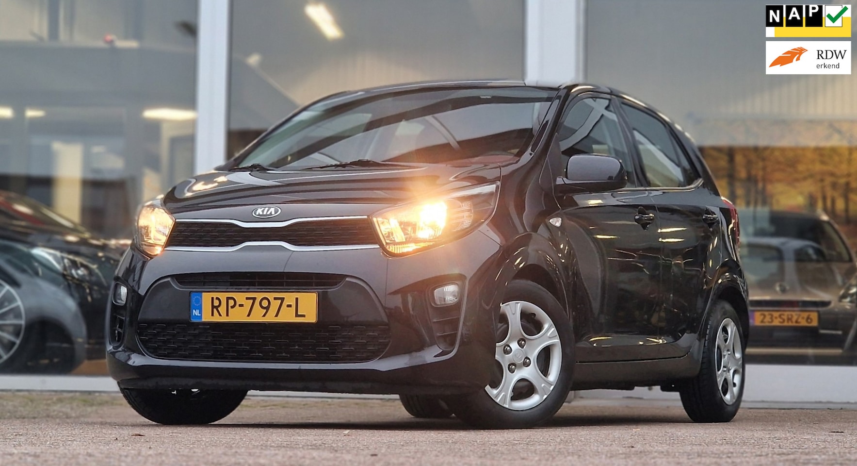 Kia Picanto - 1.0 CVVT EconomyPlusLine 1e Eigenaar 100% Onderhouden - AutoWereld.nl