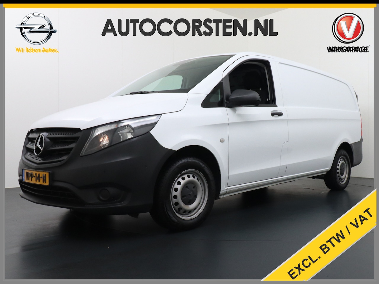 Mercedes-Benz Vito - 116CDI 164PK Lang Trekhaak Airco Navi Camera Pdc Cruise Control Bluetooth Regen-Lichtsenso - AutoWereld.nl