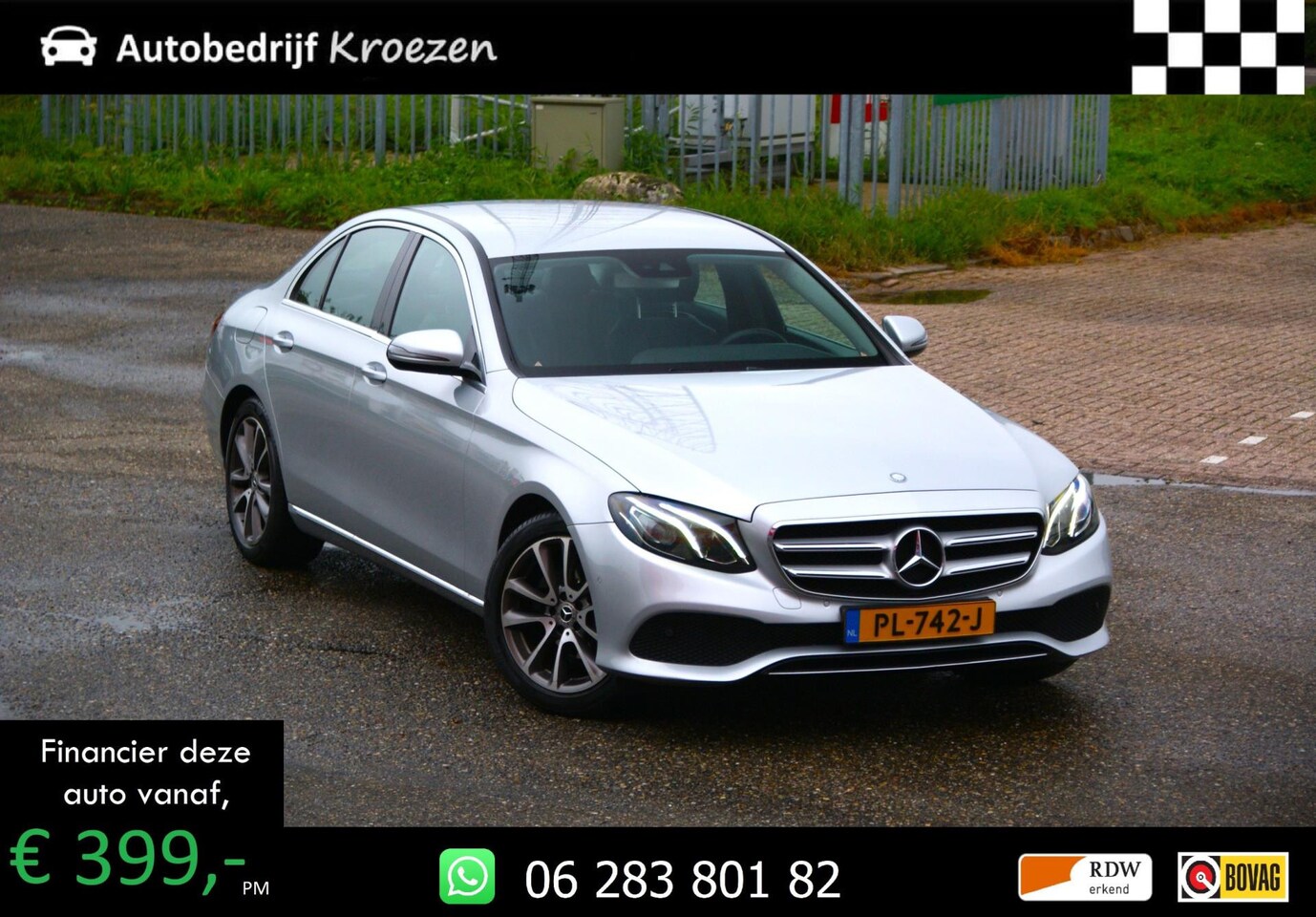 Mercedes-Benz E-klasse - 200 d | Org NL Auto | Sfeer | Camera | Wide screen | Dealer onderhouden | - AutoWereld.nl