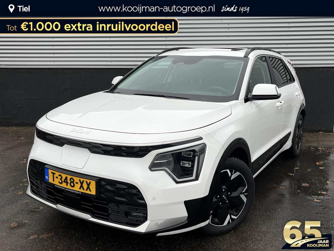 Kia Niro EV - DynamicPlusLine 64.8 kWh Schuif/kanteldak, Navigatie, Dodehoekdetectie, Lederen bekleding, - AutoWereld.nl