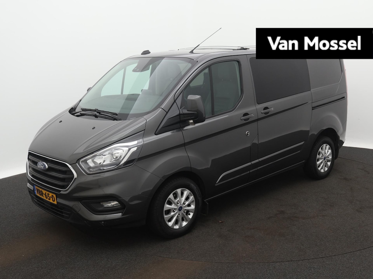 Ford Transit Custom - 300 2.0 TDCI L1H1 Limited DC Automaat Leder interieur Dubbele cabine Lanewarning - AutoWereld.nl