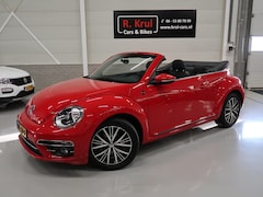 Volkswagen Beetle Cabriolet - 1.2 TSI Sound Navigatie App connect Airco-ecc Stoelverwarming Cruise control 1e Eigenaar S