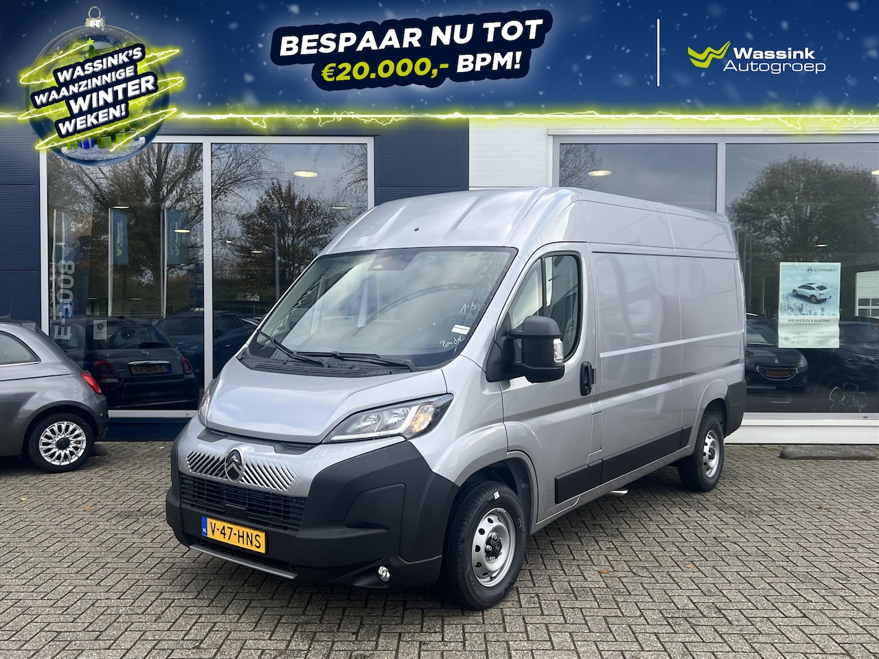 Citroën Jumper - GB L2H2 BlueHDi 140pk 3.5t | Navigatie | Climate control | Cruise Control | Verzwaarde ver - AutoWereld.nl