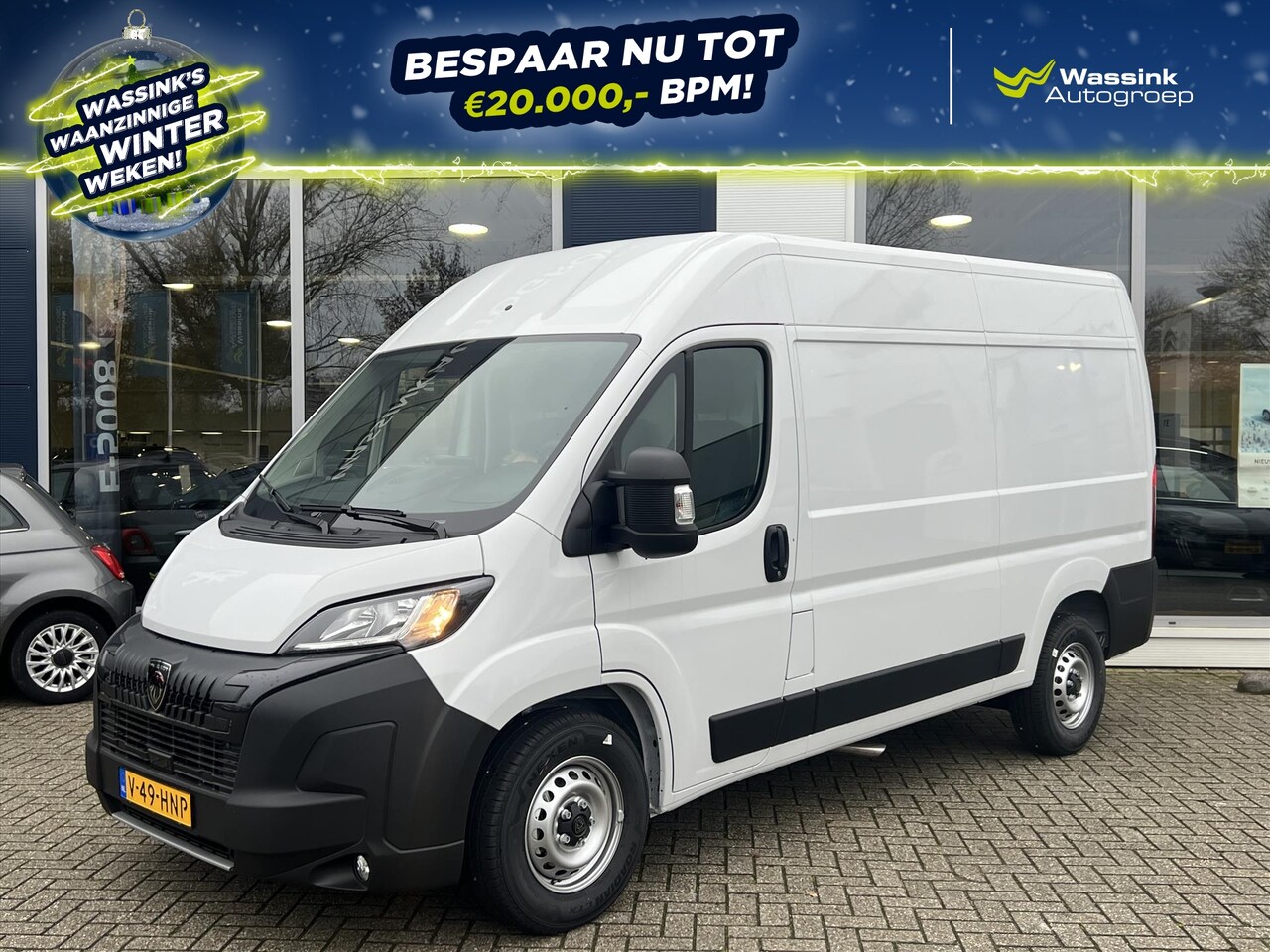 Peugeot Boxer - GB 2.2 140PK BlueHDi L2H2 35 Zwaar | Navigatie | Apple Carplay & Android Auto | Verzwaarde - AutoWereld.nl