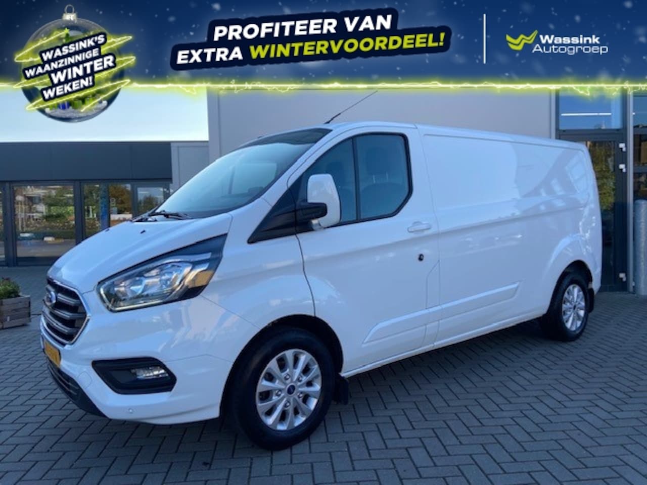 Ford Transit Custom - GB 2.0 TDCi 130PK 300 L2H1 Limited | Navigatie | Trekhaak | Houten afw laadruimte | Stoel - AutoWereld.nl