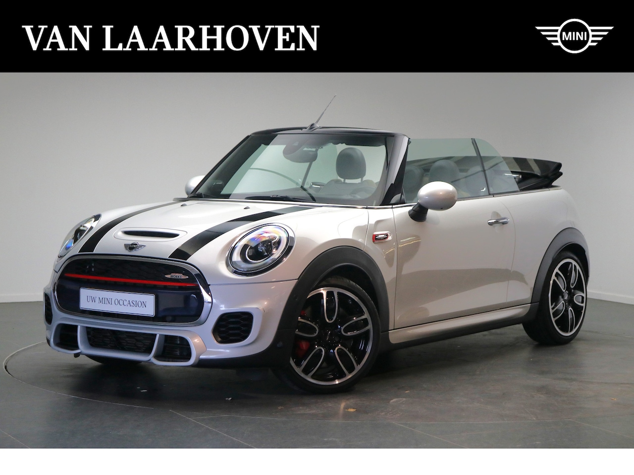 MINI Cabrio - John Cooper Works Chili Automaat / Sportstoelen / Stoelverwarming / LED / Adaptive onderst - AutoWereld.nl