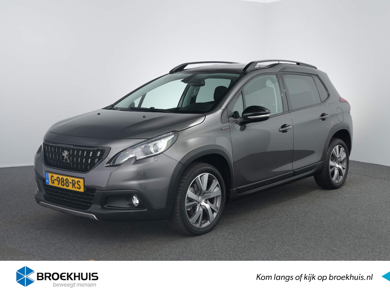 Peugeot 2008 - 1.2 PureTech GT-Line | Automaat | Cruise | Navi | Clima | 17 inch LMV | Panoramadak | - AutoWereld.nl