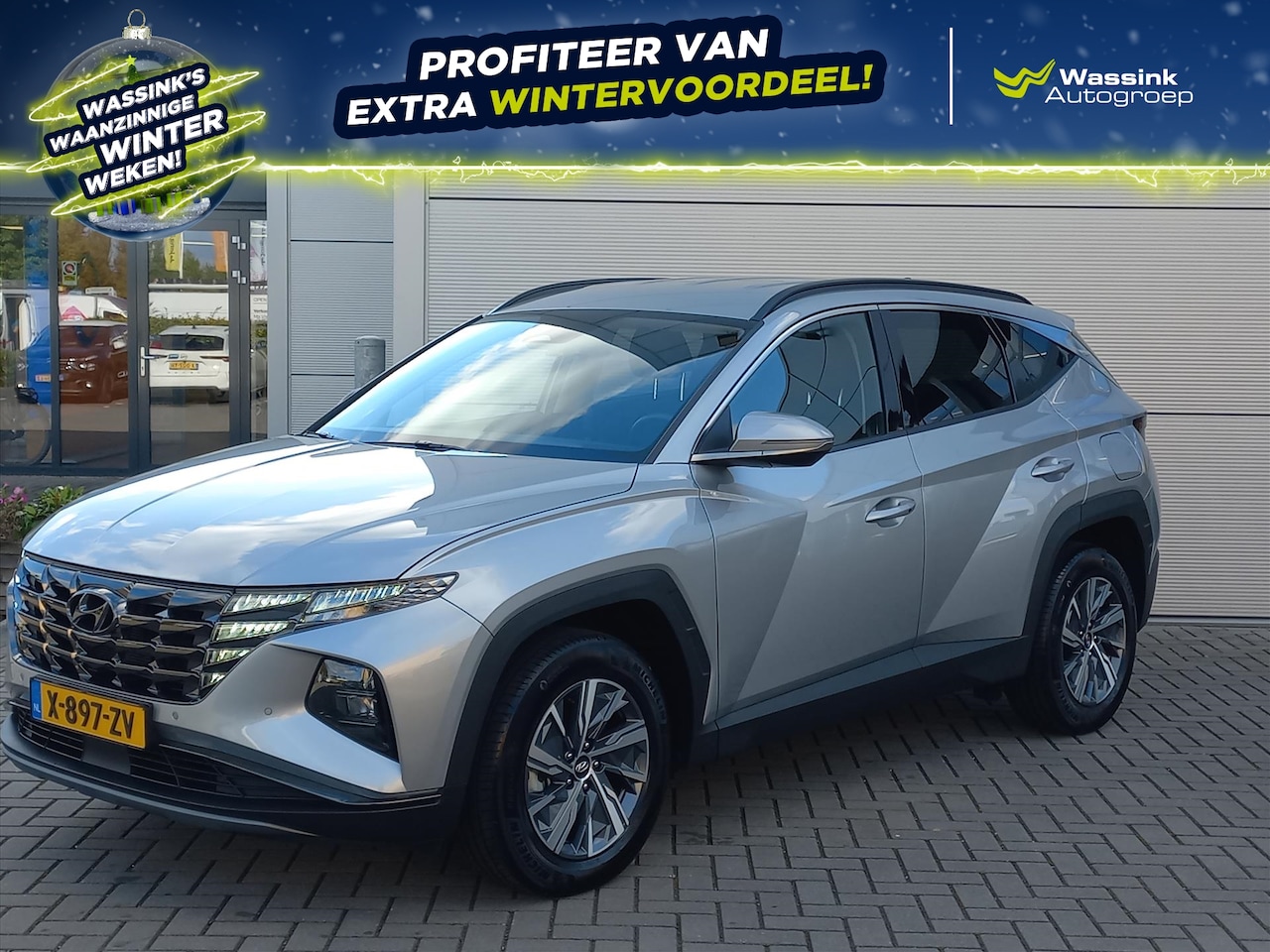 Hyundai Tucson - 1.6T Hybride 230pk Automaat Comfort Smart | Climate control | Navigatie | Winterpack | Lm - AutoWereld.nl