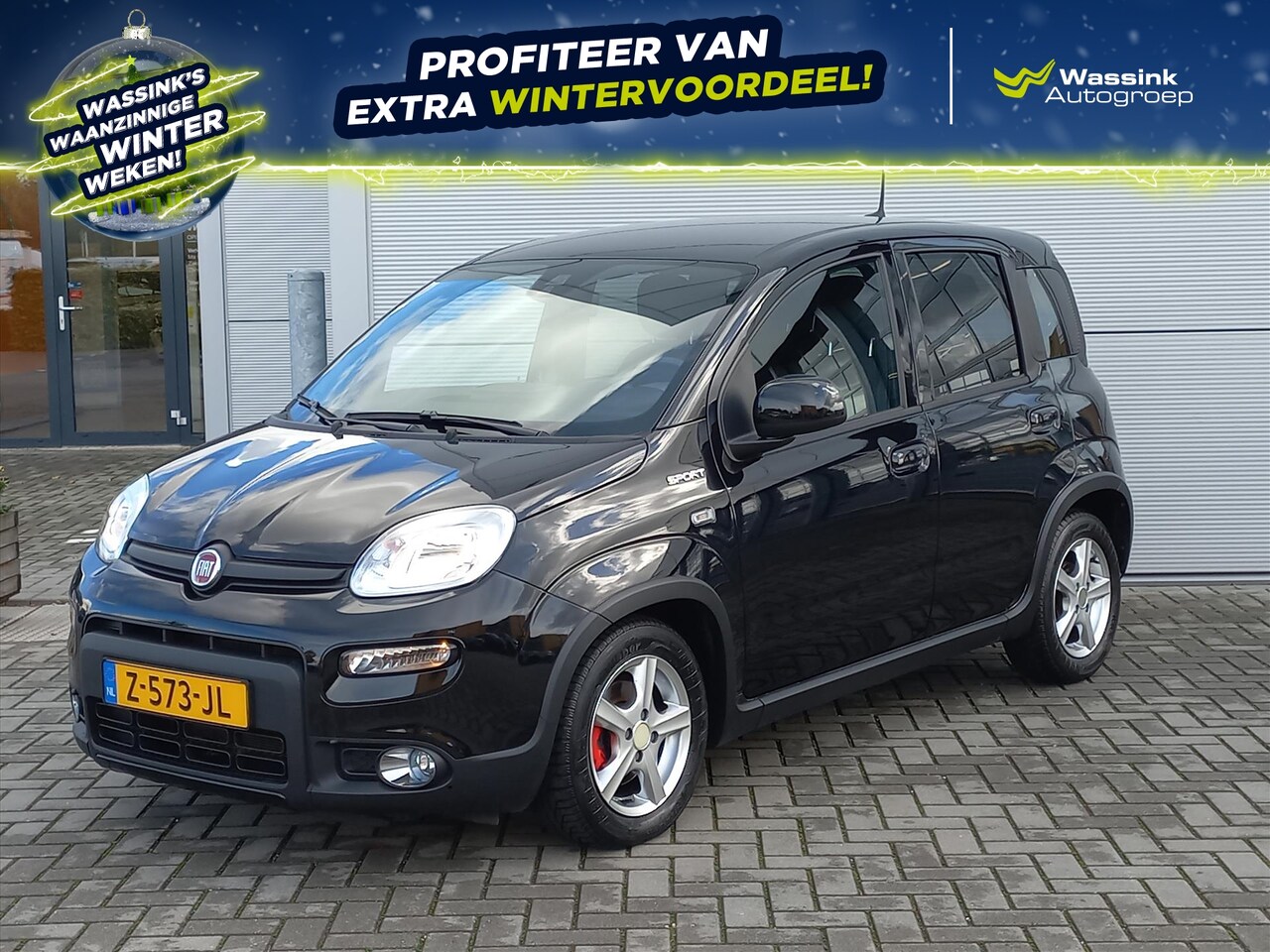 Fiat Panda - 1.0 70pk Hybride Sport | Airconditioning | Navigatie by App | Lm velgen + All season | Par - AutoWereld.nl