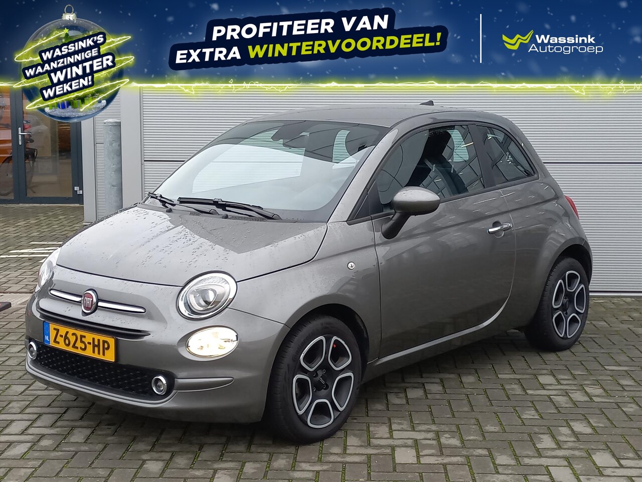 Fiat 500 - 1.0 70pk Hybrid | Climate control | | Navigatie by App | Cruise control | Parkeersensoren - AutoWereld.nl